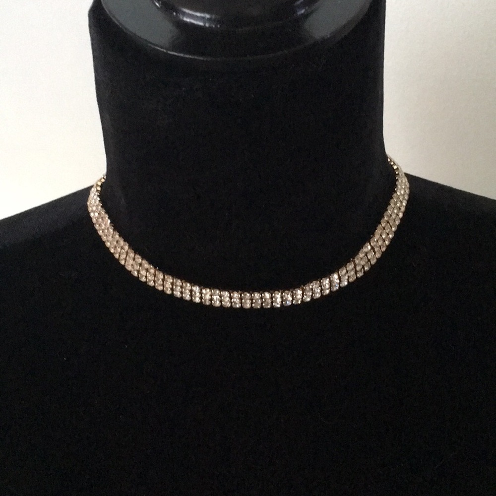 👑Gold CZ Necklace & Earrings - Picture 4 of 4